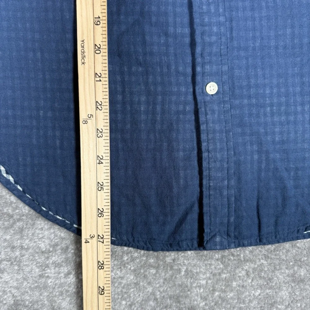 Ralph Lauren‎ Shirt Men's Medium Blue Double Face Long Sleeve Button Up Casual
